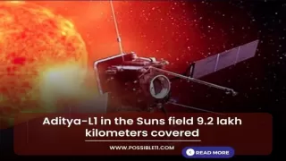 Aditya-L1 in the Suns field 9.2 lakh kilometers covered