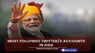 Most followed Twitter/X accounts in Asia