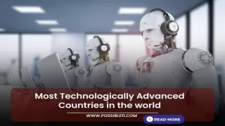Most Technologically Advanced Countries in the world