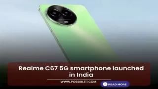 Realme C67 5G smartphone launched in India