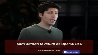 Sam Altman to return as OpenAI CEO