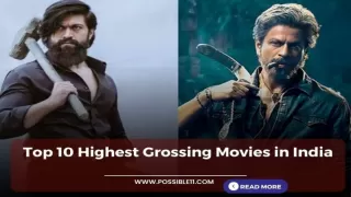 Top 10 Highest Grossing Movies in India