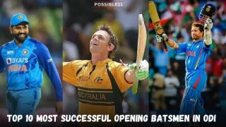 Top 10 Most Successful Opening Batsmen in ODI