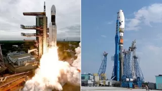 What is published in foreign media on Russian failure and Indian Chandrayaan 3 hopes