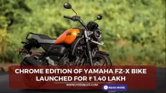 Chrome edition of Yamaha FZ-X Picture