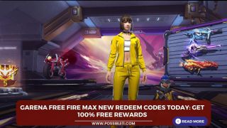 Garena Free Fire MAX New Redeem Codes Today: Get 100% Free Rewards