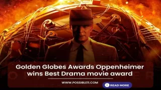 Golden Globes Awards Oppenheimer wins Best Drama movie award