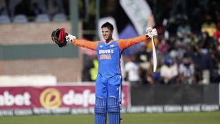 IND vs ZIM 2nd T20: Abhishek Sharma hits 28 runs in one over