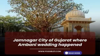 Jamnagar City of Gujarat where Ambani wedding happened