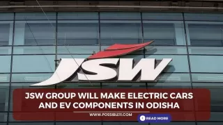 JSW Group will make electric cars and EV components in Odisha