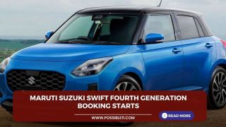 Maruti Suzuki Swift fourth generation booking starts