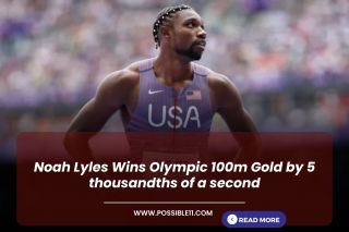 Noah Lyles Wins Olympic 100m Gold by 5 thousandths of a second 