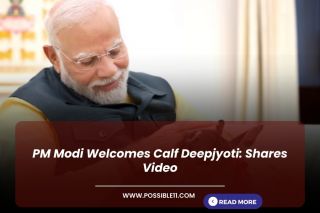 PM Modi Welcomes Calf Deepjyoti: Shares Video