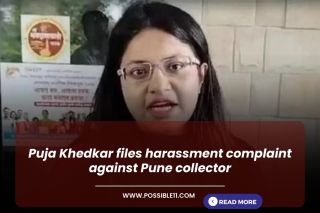 Puja Khedkar files harassment complaint against Pune collector