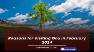 Reasons for Visiting Goa in February 2024