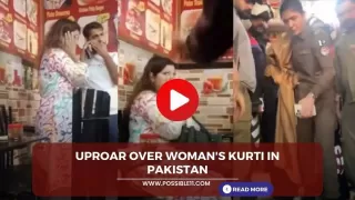 Uproar over womans kurti in Pakistan