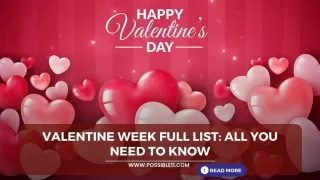 Valentine Week Full List: Rose, Kiss to Hug Day, all you need to know