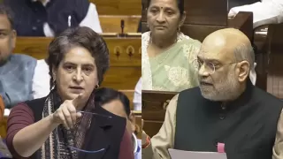 Amit Shah Hits Back at Priyanka, Targets Nehru & Indira Amit Shah Hits Back at Priyanka