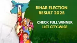 Bihar Election Result 2025: NDA Wins! Check Full Winners List City-Wise