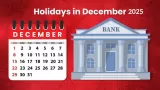 Complete List of Bank Holidays in December 2025 (State-Wise)