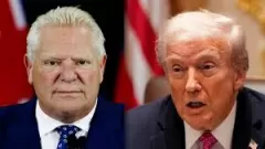 Doug Ford Pauses Reagan Ad Picture