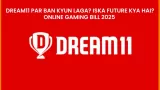 Dream11 Par Ban Kyun Laga? Iska Future Kya Hai?, Online Gaming Bill 2025 