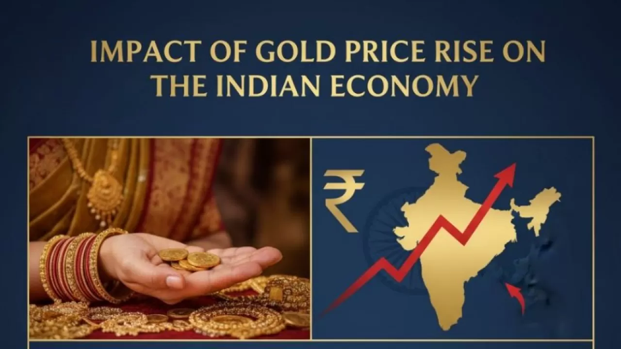 impact of gold price rise on the indian economy