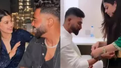 Mohammed Siraj, Zanai Bhosle celebrated Picture