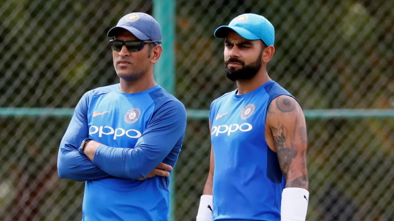 ms dhoni virat kohli