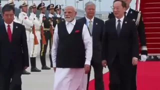 PM Modi reached Tianjin