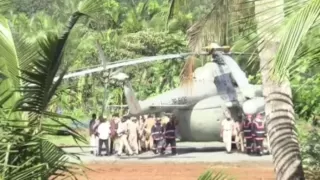 President Murmu’s Helicopter Wheels Sink into Kerala Helipad