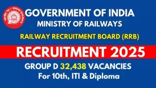 RRB Group D Recruitment 2025: Apply for 32,438 Posts Today