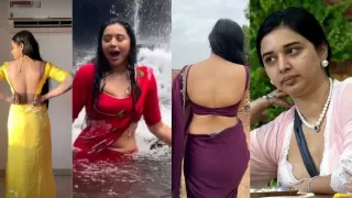 Watch Tanya Mittal Viral Video: Bigg Boss 19 Ki Tanya Ne Saree Par Diya Jhootha Bayan?