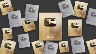 When do you get the Golden Button on YouTube?