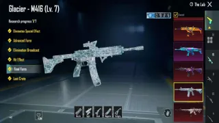 BGMI M416 Glacier Skin Free: Redeem