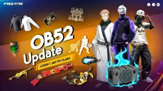 Free Fire MAX OB52 Update: Jujutsu Kaisen Collaboration on Jan 14, 2026 Free Fire MAX OB52 Update: Jujutsu