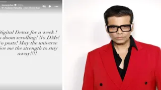 Karan Johar Announces Break From Social