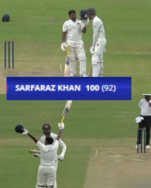 Watch highlights of Sarfaraz Khan's century in Buchi Babu Trophy