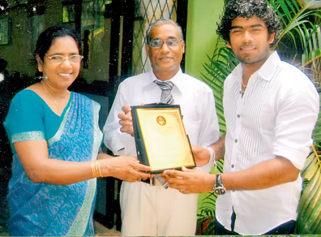 Lasith Malinga's Family