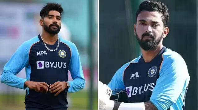 KL Rahul and Mohammad Siraj