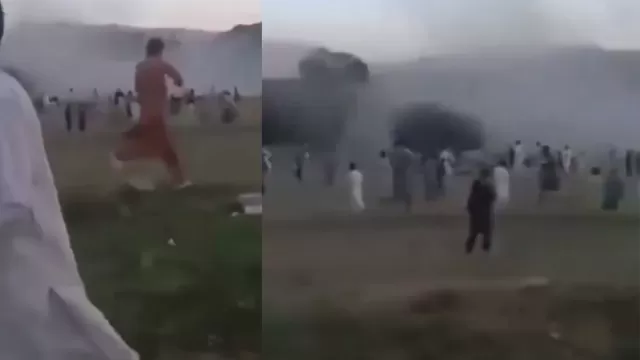 Watch video of bomb blast during live match in Pakistan