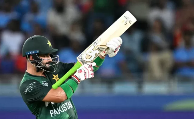 Sahibzada Farhan reacts to gunfire celebrations during IND vs PAK match