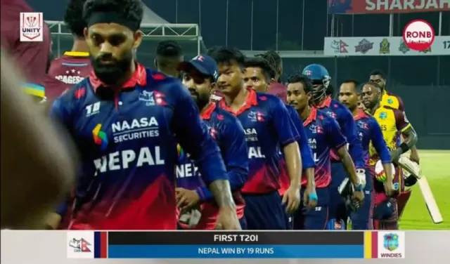 Watch WI vs NEP 1st T20I highlights, Nepal won the match by 19 runs