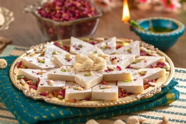Sugar-Free Kaju Katli