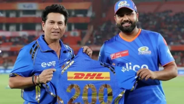 rohit sharma sachin tendulkar