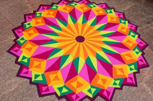 Geometric Rangoli Design