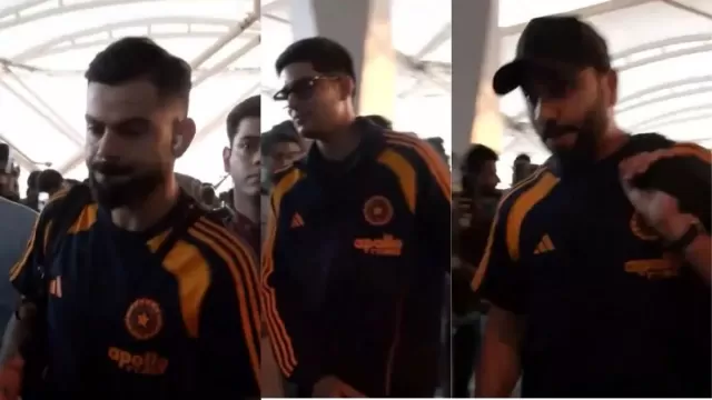Watch Video: Rohit, Virat Spotted as Team India Leaves for Australia-IND vs AUS