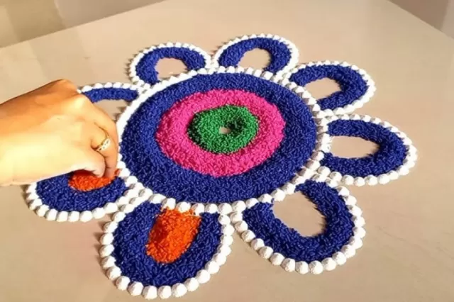 Rice Rangoli