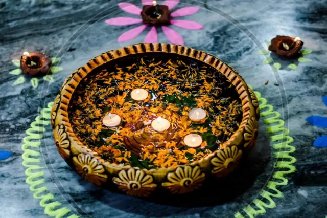 Floating Rangoli