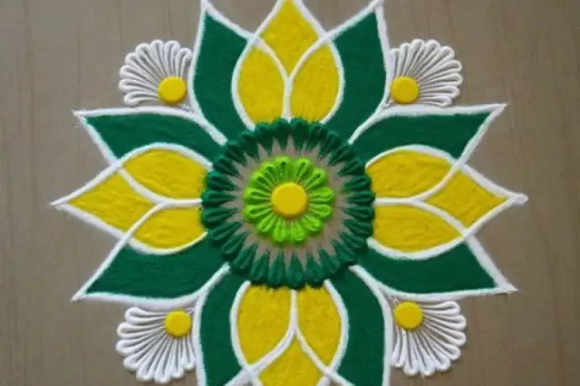 Eco-Friendly Rangoli Designs